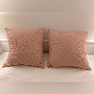 West Elm Organic Deco Euro Shams